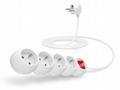 CONNECT IT prodlužovací kabel 230 V, 4 zásuvky, 3 