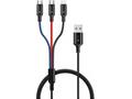 CONNECT IT Wirez 3in1 USB-C & Micro USB & Lightnin