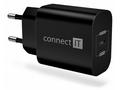 CONNECT IT Voyager2 nabíjecí adaptér 1×USB-C, 25W 