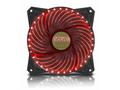 EVOLVEO ventilátor 120mm, LED 33 bodů, červený