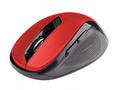 C-TECH myš WLM-02, černo-červená, bezdrátová, 1600