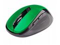 C-TECH myš WLM-02, černo-zelená, bezdrátová, 1600D