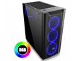 EVOLVEO Ptero Q1, case ATX, x RGB Rainbow Ring 120