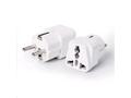 C-TECH univerzální adaptér 110V-230V, bílá