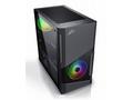 EVOLVEO M5, Micro ATX, Transpar., Černá