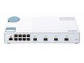 QNAP řízený switch QSW-M408S (12portů: 8x Gigabit 