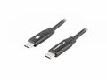 LANBERG USB-C M, M 2.0 kabel 1,8m, černý, rychlé n