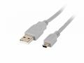 LANBERG USB MINI (M) na USB-A (M) 2.0 kabel 1,8m, 