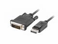 LANBERG připojovací kabel DisplayPort 1.2 na DVI-D