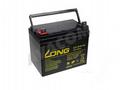 LONG baterie 12V 34Ah F4 DeepCycle (U1-34HE)