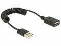 Delock kabel USB 2.0, prodlužovací, samec, samice,