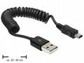 Delock kabel USB 2.0 A samec > USB mini samec, kro
