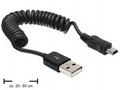 Delock kabel USB 2.0 A samec > USB mini samec, kro