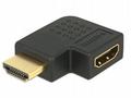 Delock adaptér HDMI A samec, samice, pravoúhlý, vl