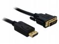 Delock - Kabel DVI - DisplayPort (M) do DVI-D (M) 