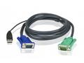 ATEN integrovaný kabel 2L-5202U pro KVM USB 1.8 M 