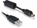 Delock KABEL USB 2.0 mini typ Olympus 12pin délka 