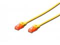 Digitus Patch Cable, CAT 6 UTP, AWG 26, měď, žlutý