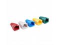 OPTIX Návlek na plug RJ45 s výřezem, šedý, pack (1
