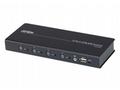 ATEN KVM switch CS724KM 4-port USB Boundless KM Sw