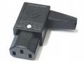 PremiumCord konektor IEC 320 C13 10A pravoúhlý