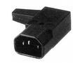 PremiumCord konektor IEC 320 C14 10A pravoúhlý