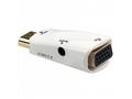 PremiumCord konvertor HDMI na VGA + audio, bílý