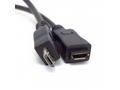 PremiumCord Kabel prodlužovací micro USB 2.0 M-F, 