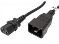 PremiumCord Kabel sítový propojovací 230V 10A 1m, 