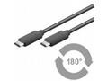 PremiumCord Kabel USB 3.1 konektor C, male - USB 3