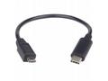 PremiumCord Adaptér USB-C, male - USB2.0 Micro-B, 