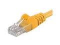 PremiumCord Patch kabel UTP RJ45-RJ45 CAT6 1,5m žl