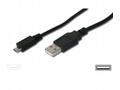 PremiumCord Kabel micro USB 2.0, A-B 1,5m kabel na