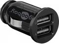 goobay Napájecí 12V autoadaptér na 2x USB 2,1A čer