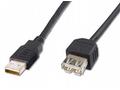 PremiumCord Kabel USB 2.0 A-A 20cm prodlužovací (A
