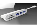 PremiumCord 5G SuperSpeed USB3.1 Typ-C hub 3x USB3