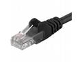 PremiumCord Patch kabel Cat5E UTP, délka 1.5m, čer