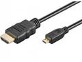 PremiumCord 4K Kabel HDMI A - HDMI micro D, 2m