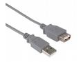 PremiumCord USB 2.0 kabel prodlužovací, A-A, 0,5m,