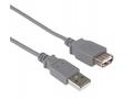 PremiumCord USB 2.0 kabel prodlužovací, A-A, 0,5m,