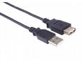PremiumCord USB 2.0 kabel prodlužovací, A-A, 0,5m,