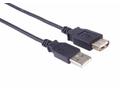 PremiumCord USB 2.0 kabel prodlužovací, A-A, 0,5m,