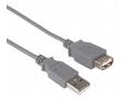 PremiumCord USB 2.0 kabel prodlužovací, A-A, 1m, š