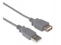 PremiumCord USB 2.0 kabel prodlužovací, A-A, 1m, š