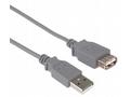 PremiumCord USB 2.0 kabel prodlužovací, A-A, 3m, š