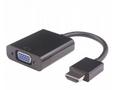 Předvodník HDMI na VGA se zvukem 3,5mm jack- černý