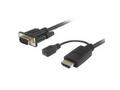 PREMIUMCORD Převodník HDMI na VGA s microUSB napáj