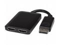 PremiumCord MST adaptér DisplayPort 1.2 - 2x HDMI,