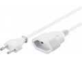 PremiumCord Kabel síťový prodlužovací dvojvidlice 
