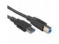 PremiumCord Kabel USB 3.0 Super-speed 5Gbps A-B, 9
